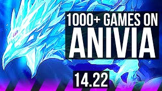 ANIVIA \u0026 Kai'Sa vs PYKE \u0026 Jhin (SUP) | 1000+ games | KR Master | 14.22