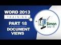 Word 2013 for Beginners Part 18: Print Layout, Web Layout, and Draft Views