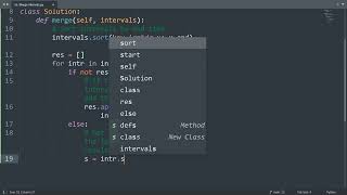 Leetcode 56. Merge Intervals in Python | Python Leetcode | Python Coding Tutorial | Python Code ASMR