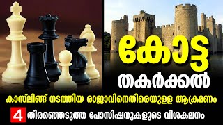 ചെസ്സിലെ കോട്ട തകര്‍ക്കല്‍ | How to Attacking Castled king in Chess | Malayalam Chess | 64 Kerala