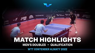 Azzam Alim/Turki Almutairi vs Chen Yuanyu/Han Xinyuan | MD | WTT Contender Almaty 2022 (Qual)