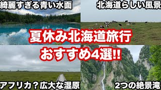 【大自然】夏休みの北海道旅行のおすすめスポット4選！北海道でしか味わえない場所を厳選!冬との比較やアクセスも解説!