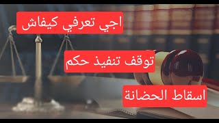 طلب إيقاف تنفيذ حكم