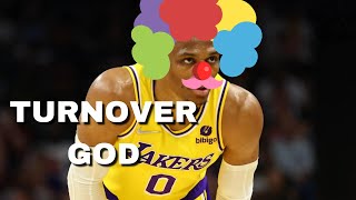 RUSSELL WESTBROOK AS A LOS ANGELES LAKER WAS AN ABOMINATION!!!
