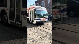 SEPTA Route 23, North to Chestnut Hill approaching Johnson St