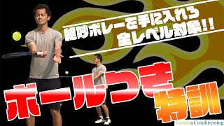 【テニス】ボレーのタッチを練習しよう