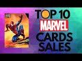 Marvel Trading Cards TOP 10 Sales 🔥 Marvel Card Collecting & Investing HUGE 1996 Masterpieces Price