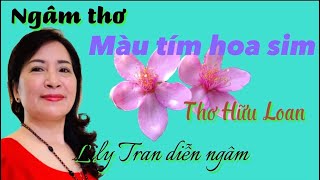 Ngâm thơ MÀU TÍM HOA SIM - Thơ Hữu Loan, Lily Tran diễn ngâm 💜🎵