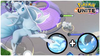 【Pokémon UNITE 】阿羅拉九尾  雪崩+暴風雪 控場T0法師冰凍流｜大師1400｜寶可夢大集結