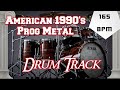 American 1990's Prog Metal Drum Track - 165 BPM (FREE DOWNLOAD)