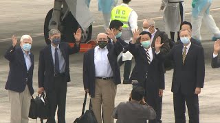 拜登「非官方」代表團抵台 15日會見蔡總統｜20210414 公視晚間新聞