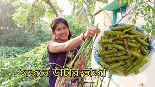 সজনে ডাঁটার ভাজা ।।দুপুরের গরম ভাত জমে যাবে  যদি সজনে ডাঁটা এই ভাবে হয়।l Drumsticks Recipe ll