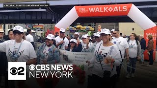 Hundreds participate in ALS Awareness Month walk in Manhattan