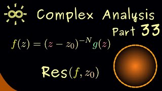 Complex Analysis 33 | Residue for Poles [dark version]