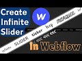 Create infinite slider/marquee/ticker in Webflow (NO CODE)