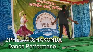 ZPHS Varshakonda Students Dance Performance