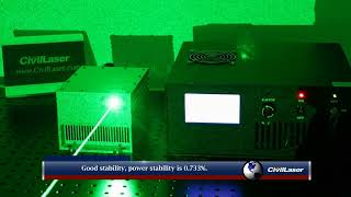 532nm 10W DPSS Laser M²=1.17