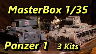 MasterBox 1/35 scale Panzer 1 ,, 3 kits