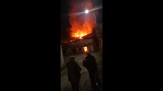 Declarado un incendio en una vivienda en San Amaro