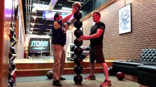 Tallest Stack of Bowling Balls Attempt