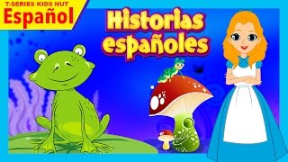 el principe rana, Alicia en el país de las Maravillas y Ariel La Sirenita - Historias españoles