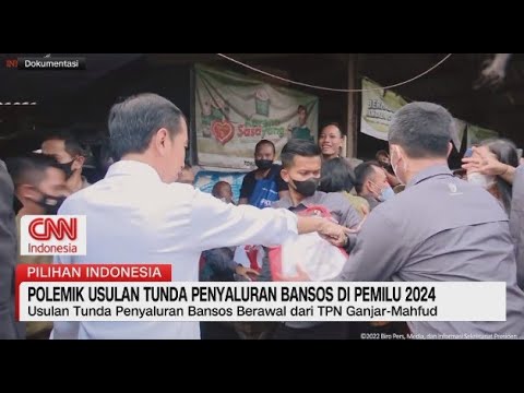 Polemik Usulan Tunda Penyaluran Bansos Di Pemilu 2024 - YouTube