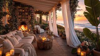 This Porch. This Sunset. This Moment. ๐
๐ฅ | Beach Waves & Crackling Fire for Deep Sleep