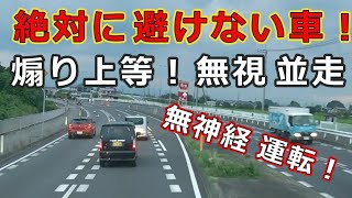 迷惑運転者たち　No.1254　絶対に避けない車！・・煽り上等！無視　並走・・【トレーラー】【車載カメラ】無神経　運転！・・