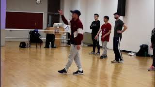 BBoy Rukkus Workshop on Rocking, Footwork, and Lifestyle Sustainability