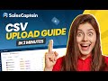 How to Import Contacts from a CSV File — SalesCaptain Tutorial