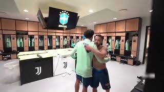 Neymar and Marquinhos at the Juve Training center |  Brazil Team World Cup 2022 Qatar