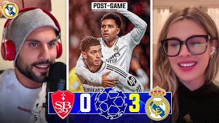 Brest 0 -  3 Real Madrid, Post-game, Champions League 2024 - 2025