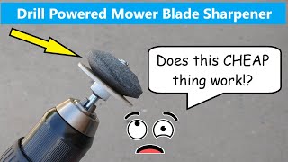 Using a STENS mower blade sharpener...does it work?