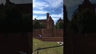 Malbork castle full view