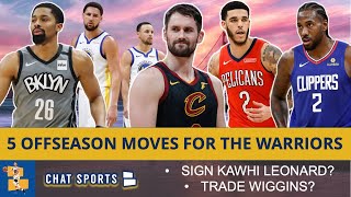 Warriors Rumors: 5 Offseason Moves GSW Could Make Ft. Kawhi Leonard, Lonzo Ball & Andrew Wiggins