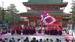 「京炎 そでふれ！華羅紅『戀叶華（しずく）』」京都さくよさ2018　1日目