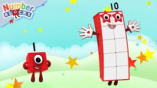 Les Numberblocks comptent de 1 aux 10 plus grands | Dessins animés mathématiques pour les enfants