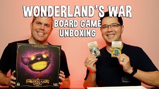 Unboxing Wonderland's War - Alice in Wonderland Board Game