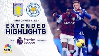 Aston Villa v. Leicester City | PREMIER LEAGUE HIGHLIGHTS | 2/4/2023 | NBC Sports