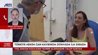 Dr.Sinan Adıyaman salgını ve yaşamını yitiren hekim sayısının 32'ye yükselmesini değerlendiriyor