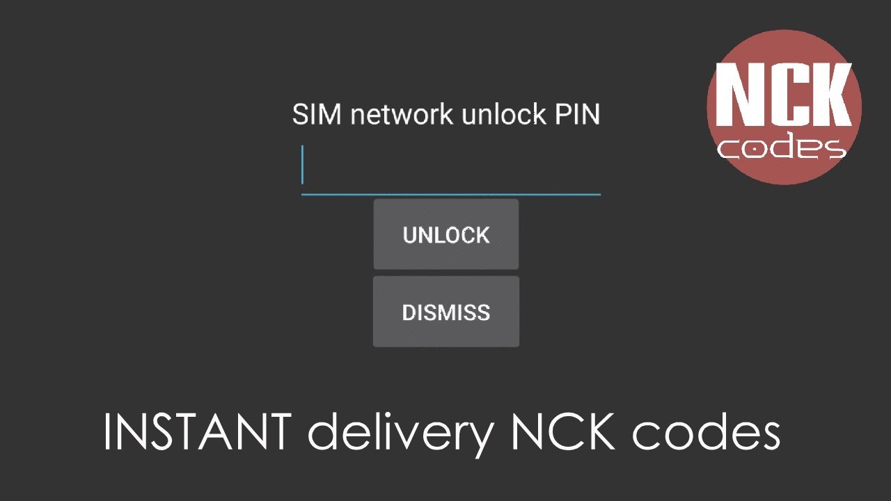 SIM Network Unlock PIN - YouTube