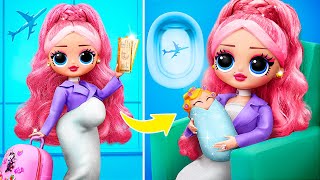 Pregnant Doll on the Plane / 30 Barbies Hacks and Crafts