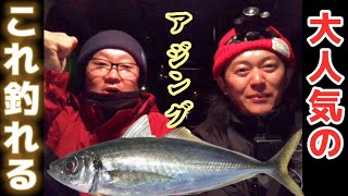 【初冬アジング】暴風アジングでも鯵が釣れる人気の偽餌でアジング攻略！