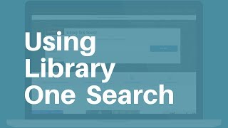 Using Library One Search