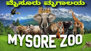 ಮೈಸೂರಿನ ಮೃಗಾಲಯ | Shri Chamarajendra Mysore Zoo | Mysore Zoo Kannada Vlog 2024