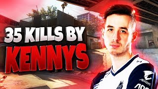 CS:GO - kennyS 35 frags on Overpass @ FACEIT