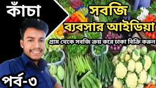 কাঁচা তরকারি বা সবজি ব্যবসার আইডিয়া। গ্রাম থেকে সবজি ক্রয় করে শহরে বিক্রি করুন। Ananya Tv