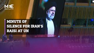 UN General Assembly holds tribute and a minute of silence for Iran's Raisi