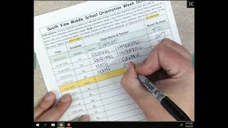 Orientation Schedule Video