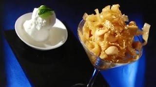 Watch recipe: Darsaan with nuts and ice-cream